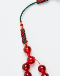P By Privilege 99 Amber Prayer Beads with Viscose Tassel thumbnail 2