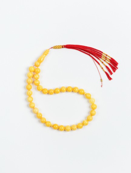 P By PrivilegeRoyal Amber 33 Prayer Beads image1370