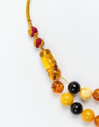 P By Privilege 33 Amber Prayer Beads with Viscose Tassel thumbnail 2