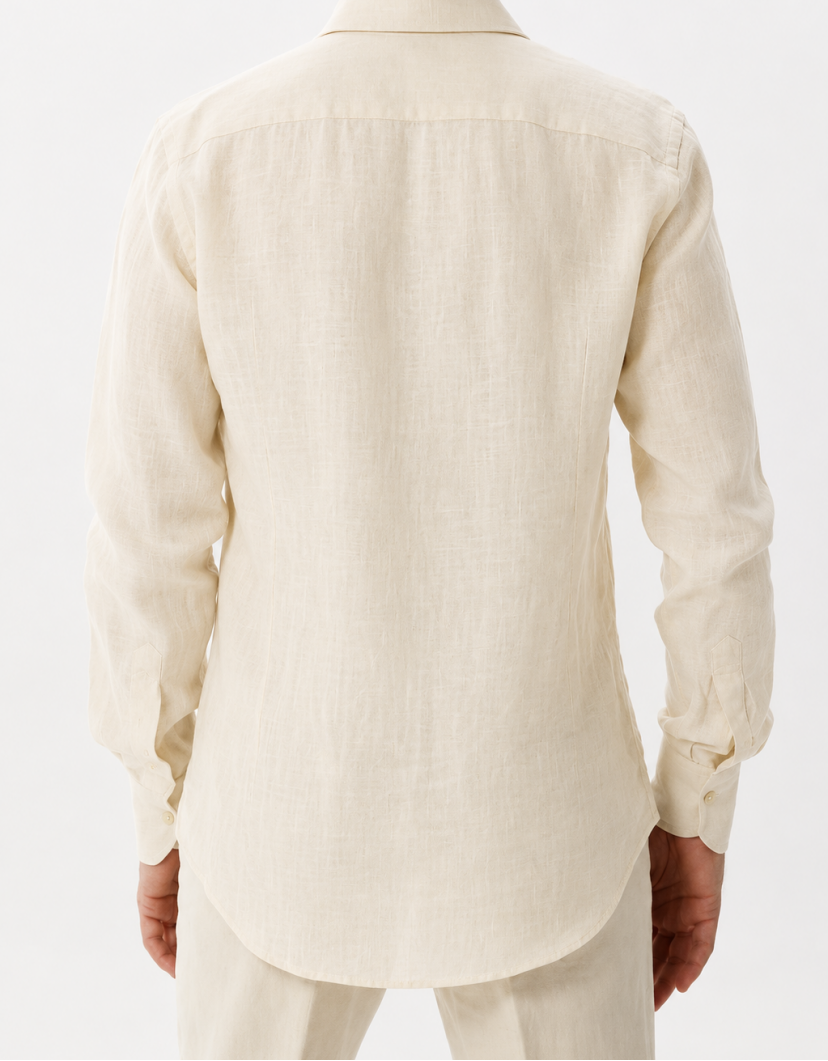 Patrick Hellmann Collection Natural Linen Shirt image