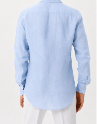 Patrick Hellmann Collection Light Blue Linen Shirt thumbnail 3
