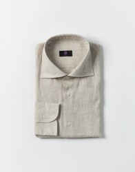 Azzur-Beige-Shirt-100-Linen-thumbnail Azzur Beige Shirt 100% Linen thumbnail