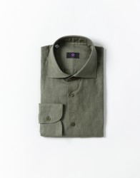 Azzur-Olive-Green-Shirt-100-Linen-thumbnail Azzur Olive Green Shirt 100% Linen thumbnail