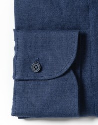 Azzur-Navy-Blue-Shirt-100-Linen-thumbnail-4 Azzur Navy Blue Shirt 100% Linen thumbnail 4
