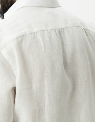 Patrick Hellmann Collection White Shirt 100% Linen thumbnail 3