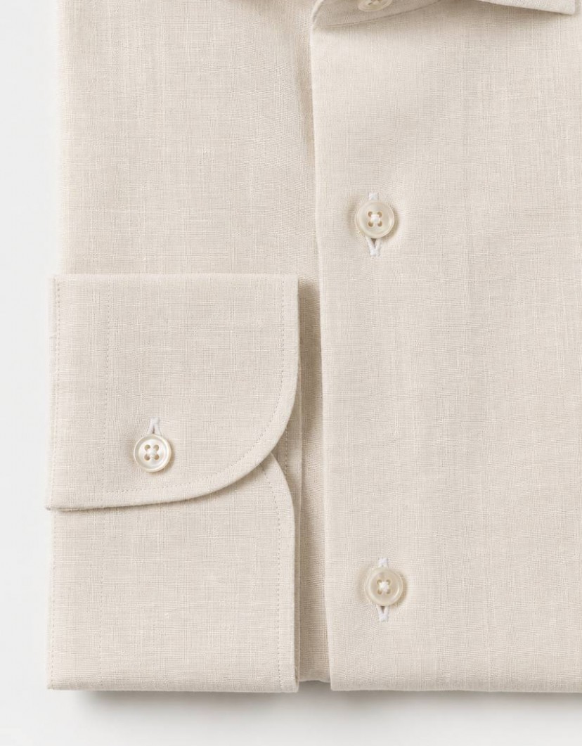 Patrick Hellmann Collection Natural Linen Shirt image