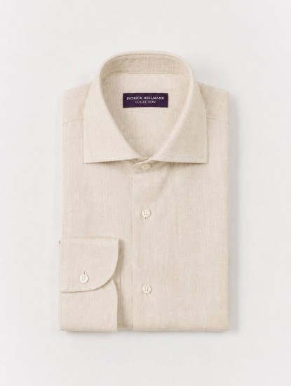 Patrick Hellmann CollectionNatural Linen Shirtimage1381