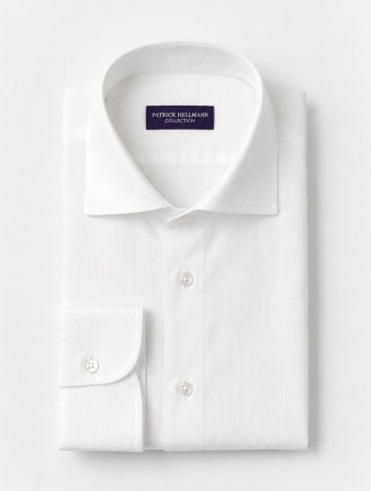 Patrick Hellmann CollectionWhite Shirt 100% Linenimage1378