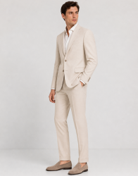Azzur Elegant Beige Suit thumbnail 5
