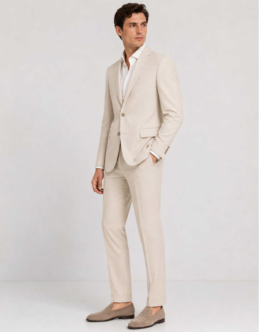 Azzur Elegant Beige Suit image