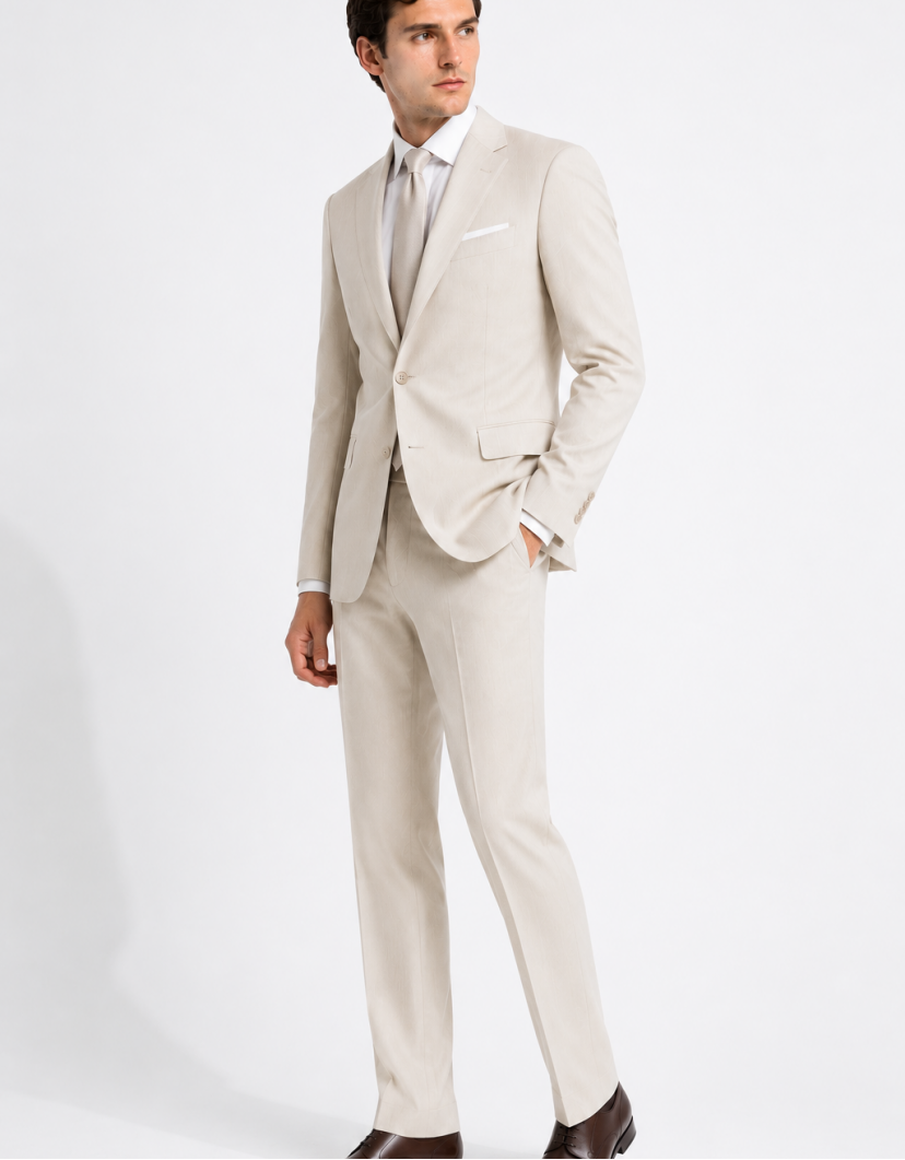 Azzur Elegant Beige Suit image