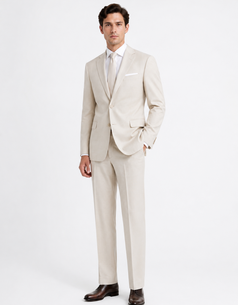 Azzur Elegant Beige Suit image