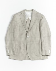 Azzur Beige Blazer Prince Of Well Chesk Fabric Loro Piana thumbnail