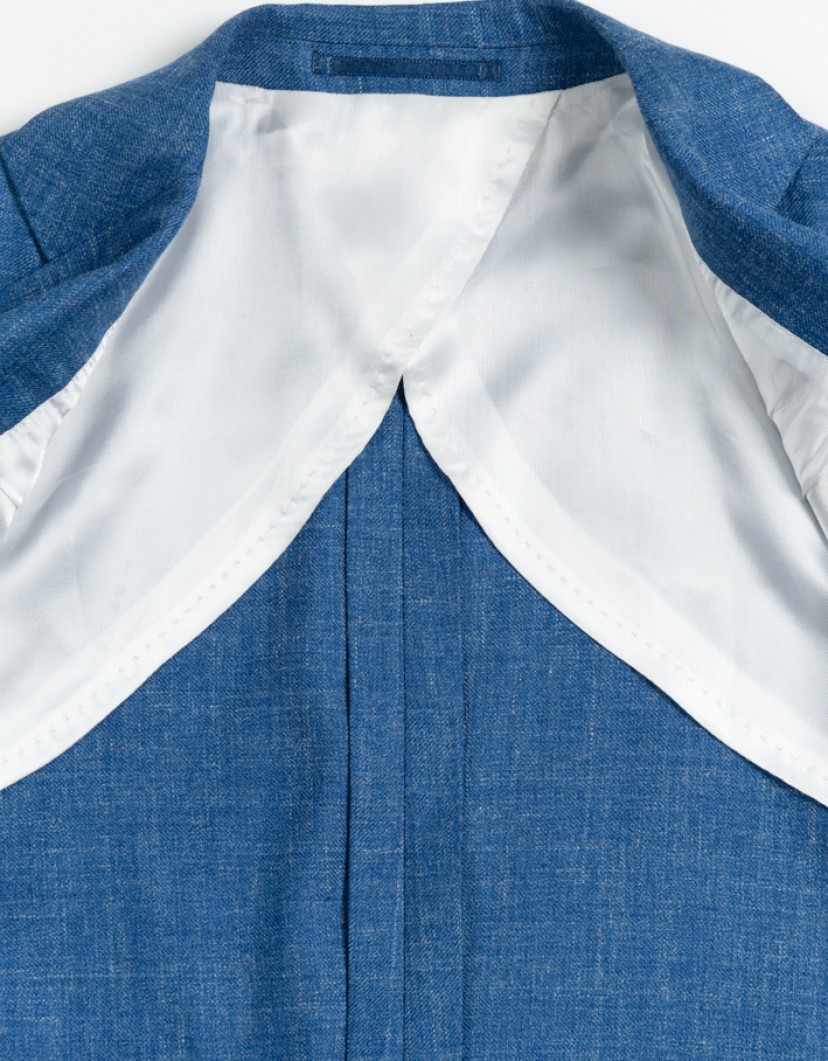 Azzur Bright Blue Blazer With Patch Pocket image