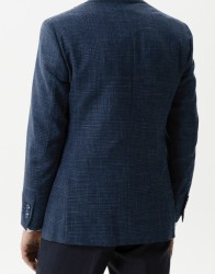 Azzur Blue Men Blazer Fabric Loro Piana thumbnail 8