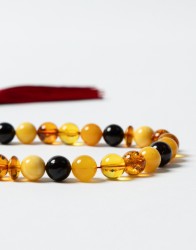 P By Privilege Amber Prayer Beads with Viscose Tassel thumbnail 4