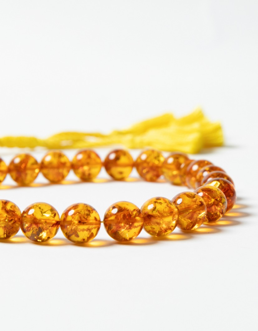 P By Privilege 100% Amber Honey Beads image