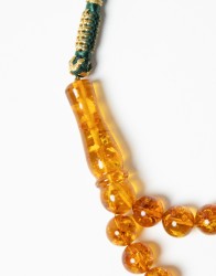 P By Privilege Honey Amber Beads with Cotton Tassel thumbnail 2