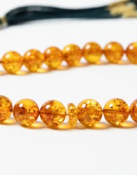P By Privilege Honey Amber Beads with Cotton Tassel thumbnail 4