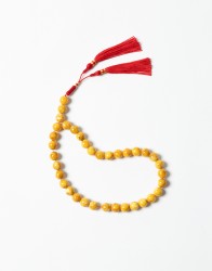 P By Privilege 100% Natural Baltic Amber Prayer Beads with Viscose Tassel thumbnail