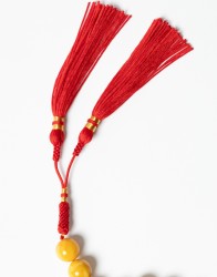 P By Privilege 100% Natural Baltic Amber Prayer Beads with Viscose Tassel thumbnail 1