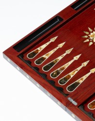 P-By-Privilege-Backgammon-Sets-Amber-And-Wood-thumbnail-10 P By Privilege Backgammon Sets Amber And Wood thumbnail 10