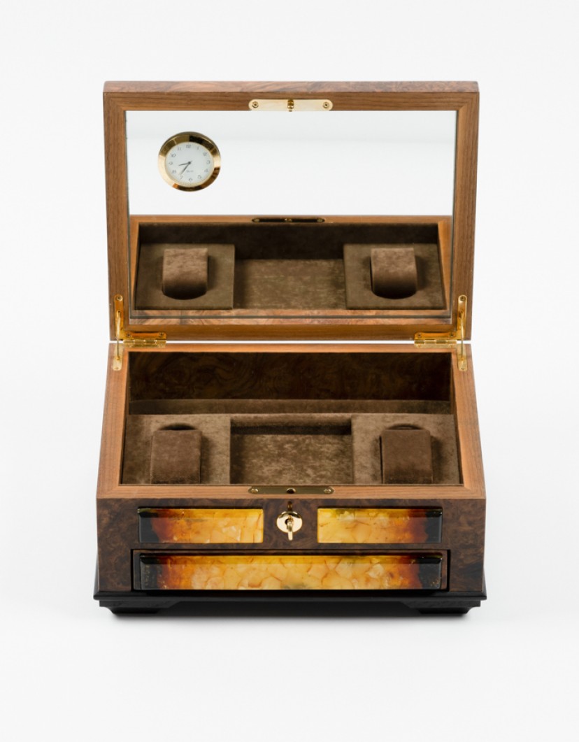 P-By-Privilege-Watch-and-Jewellery-Box-Bog-Oak-and-Amber-42-Million-Years-image P By Privilege Watch and Jewellery Box Bog Oak and Amber 42 Million Years   image