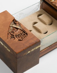 P By Privilege Watch Box Walnut Root And Amber 42 Million Years (3 Slots) thumbnail 4