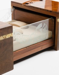 P By Privilege Watch Box Walnut Root And Amber 42 Million Years (3 Slots) thumbnail 5