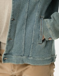 Scissor Scriptor Jeans Jacket With Fur Collar And Lining thumbnail 4