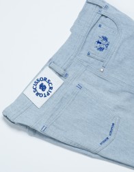 Scissor Scriptor Washed Light Blue Leans thumbnail 1