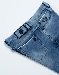Scissor Scriptor Washed Jeans With Black Details thumbnail 2
