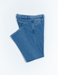 Scissor Scriptor Light Blue Jeans With Purple Details thumbnail
