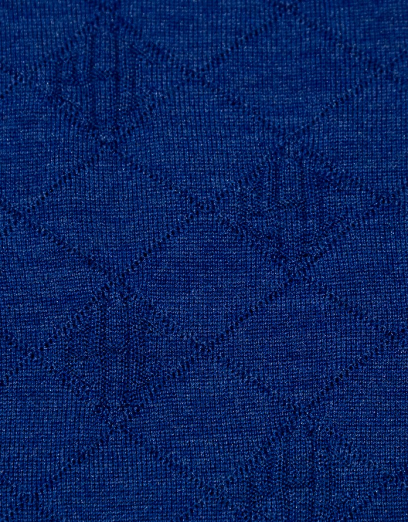 Patrick Hellmann Collection Blue Pullover Round-Neck image
