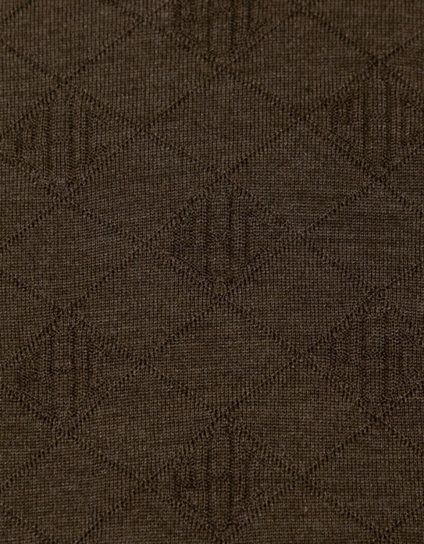 Patrick Hellmann Collection Brown Pullover Round-Neck  image