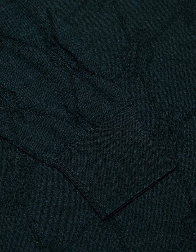 Patrick Hellmann Collection Green Pullover Round-Neck image