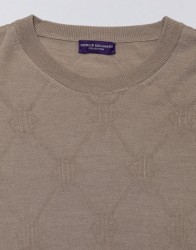 Patrick Hellmann Collection Beige Pullover Round-Neck thumbnail 1