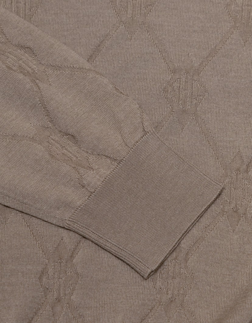 Patrick Hellmann Collection Beige Pullover Round-Neck image