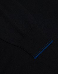 Castello-dOro-Black-Mock-Neck-Sweater-thumbnail-2 Castello d'Oro Black Mock Neck Sweater thumbnail 2