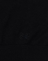 Castello-dOro-Black-Mock-Neck-Sweater-thumbnail-3 Castello d'Oro Black Mock Neck Sweater thumbnail 3