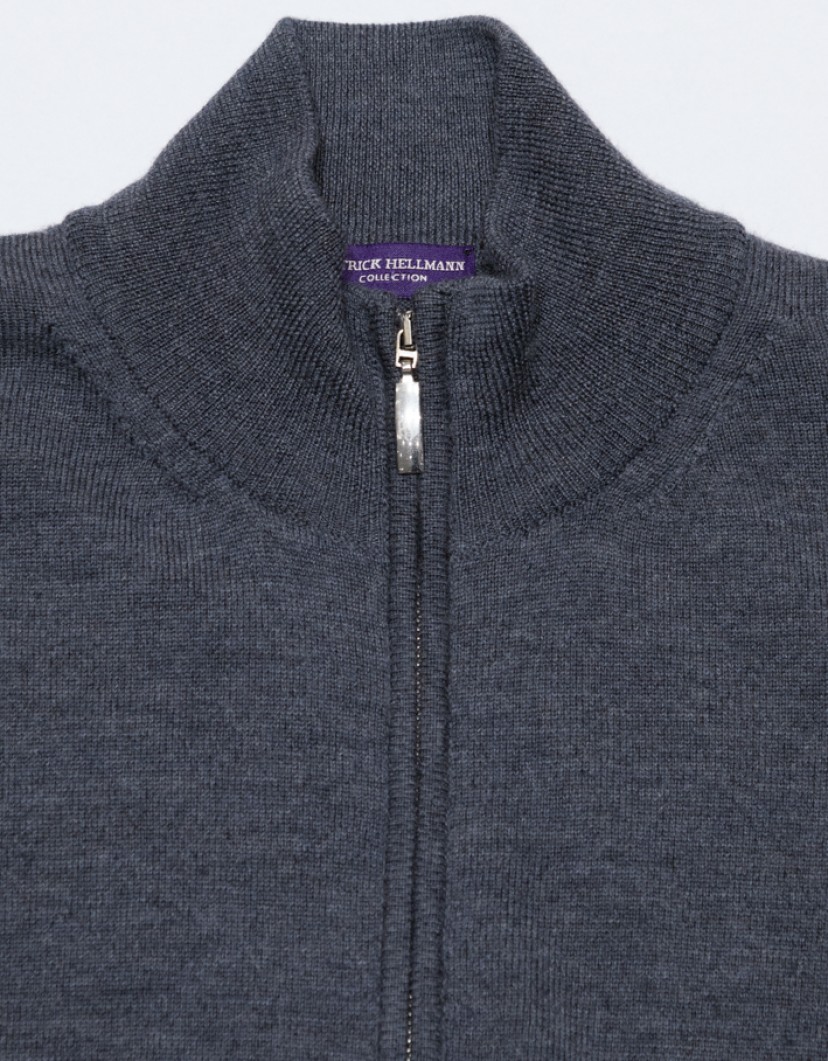 Patrick Hellmann Collection Grey Jacket 100% Wool image