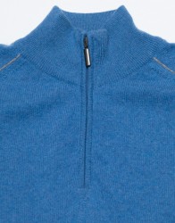 Patrick-Hellmann-Collection-100-Cashmere-Light-Blue-Sweater-thumbnail-1 Patrick Hellmann Collection 100% Cashmere Light Blue Sweater thumbnail 1