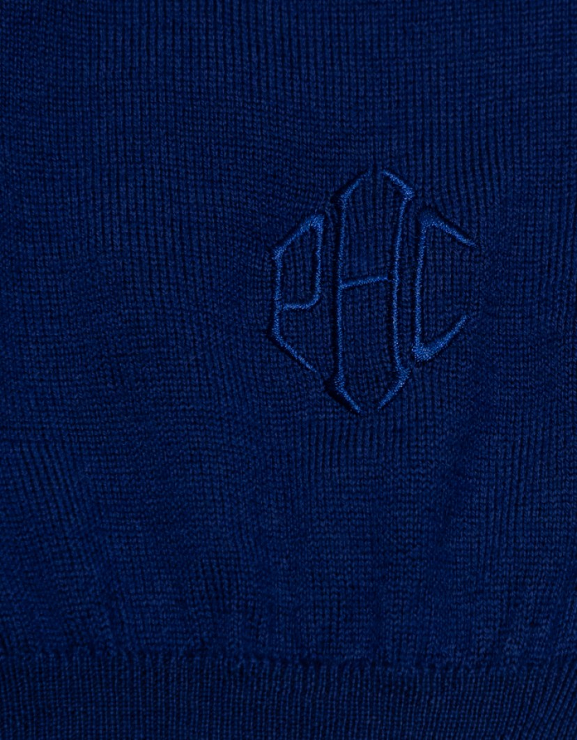 Patrick Hellmann Collection Blue Sweater Pullover Round Neck image