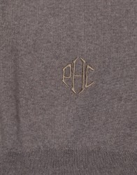 Patrick Hellmann Collection Beige Pullover Round Neck 100% Wool thumbnail 3