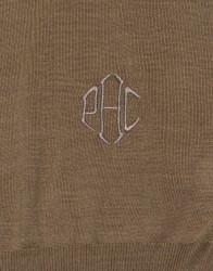 Patrick-Hellmann-Collection-Beige-Polo-T-shirt-100-Silk-thumbnail-3 Patrick Hellmann Collection Beige Polo T-shirt 100$ Silk thumbnail 3