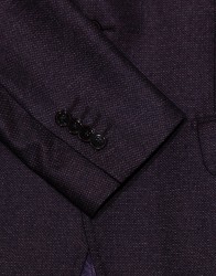Patrick Hellmann Collection Purple Men Blazer 100% Wool thumbnail 3