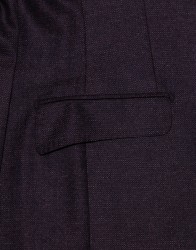 Patrick Hellmann Collection Purple Men Blazer 100% Wool thumbnail 4