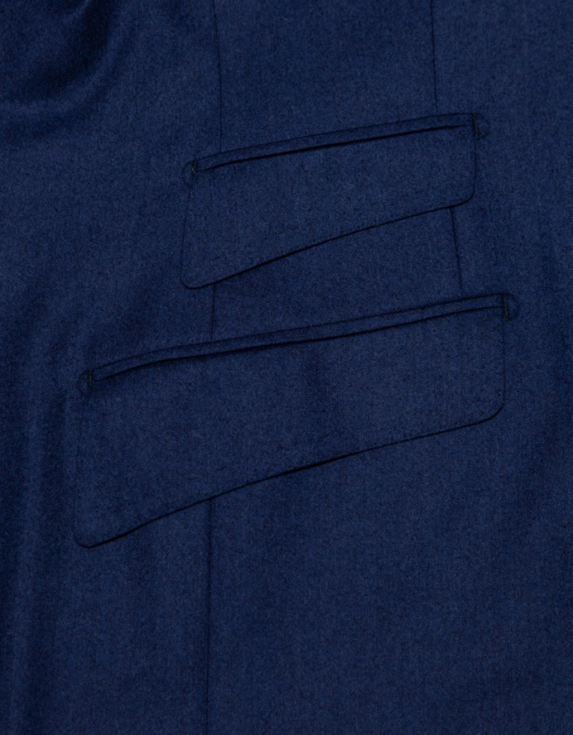 Patrick Hellmann Collection Blue Men Blazer With Gold Badge image