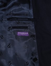 Patrick Hellmann Collection Navy Blue Double-Breast Men Blazer thumbnail 5