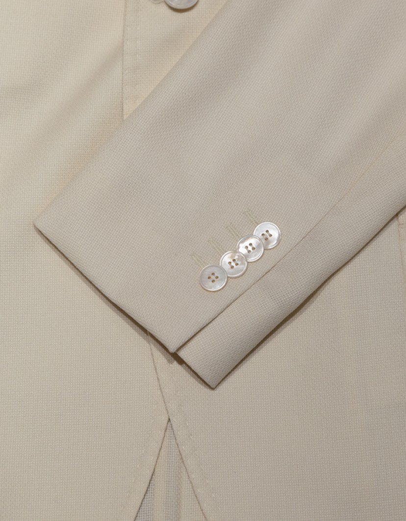 Patrick Hellmann Collection White Blazer 100% Wool image